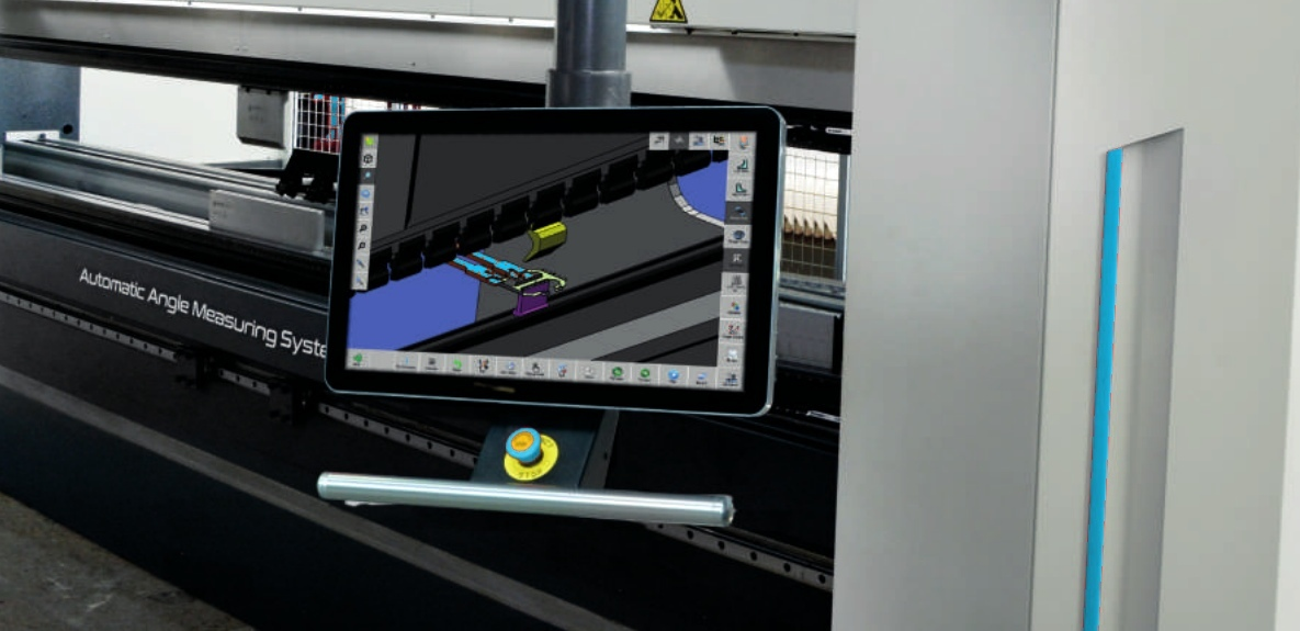 DENER CNC kontrol ünitesi ve açı ölçüm alanı